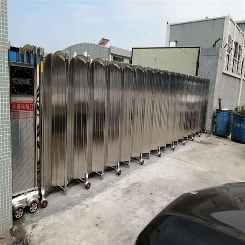電動門伸縮門 自動伸縮門鋁合金平移門廠家