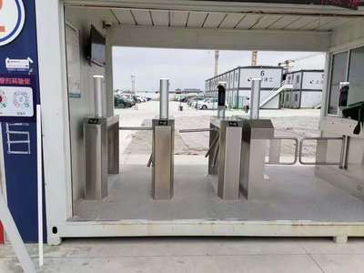 人臉識(shí)別翼閘 濱州人行通道轉(zhuǎn)閘施工