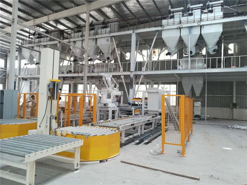 拉薩膩子粉混合機自動生產線