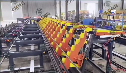 宇眾全自動鋼筋上料機 無人看管 自動鋪平