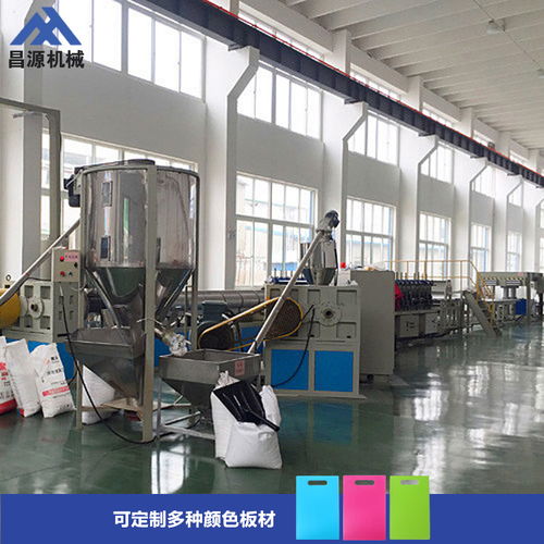 全自動pe菜板設(shè)備 昌源生產(chǎn)塑料板材機
